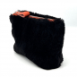 Preview: Bonnie Porchette Felltasche Clutch Alice, Nutria braun, seitlich